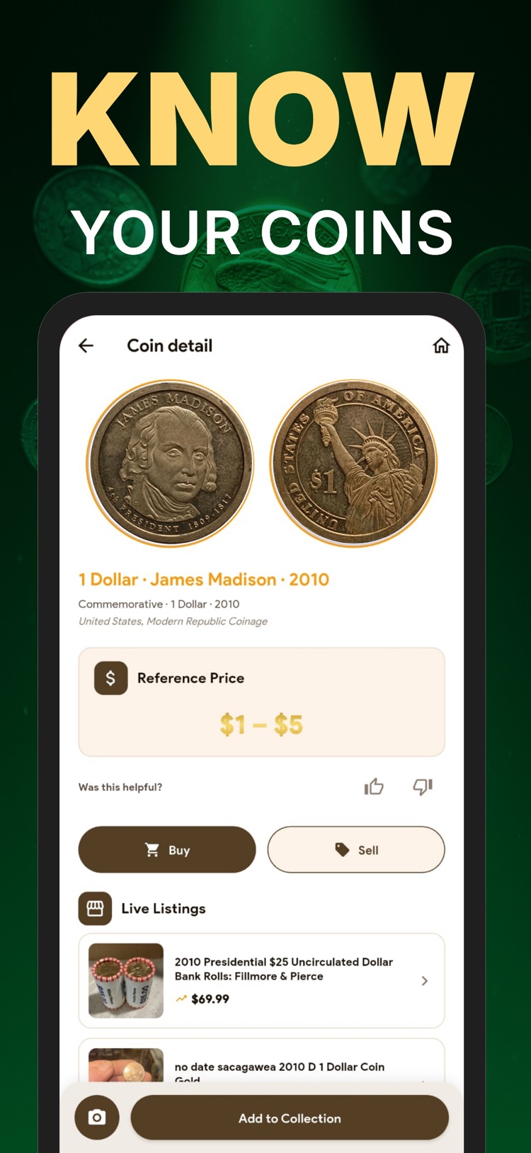Coin Identifier screenshot 4 of 7